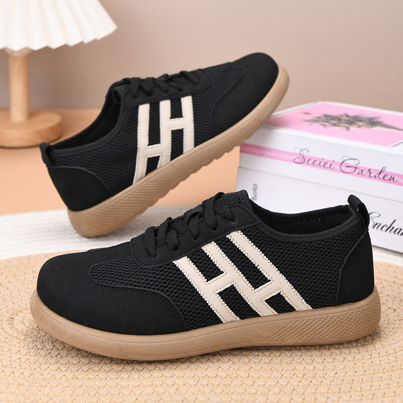 Breathable Mesh Soft-Soled Women's Cloth Shoes