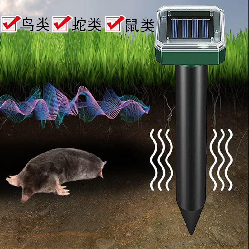 Solar-Powered Ultrasonic Multifunctional Repellent