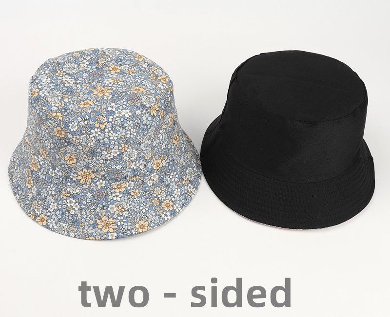 # Floral Print Reversible Bucket Hat