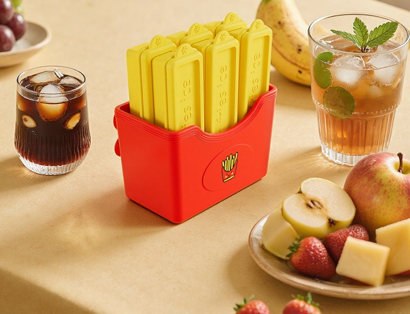 # French Fry-Shaped Silicone Ice Cube Mold