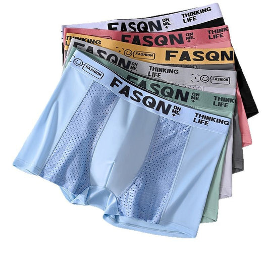 # Ice Silk Mesh Mid-Rise Men's Boxer Briefs