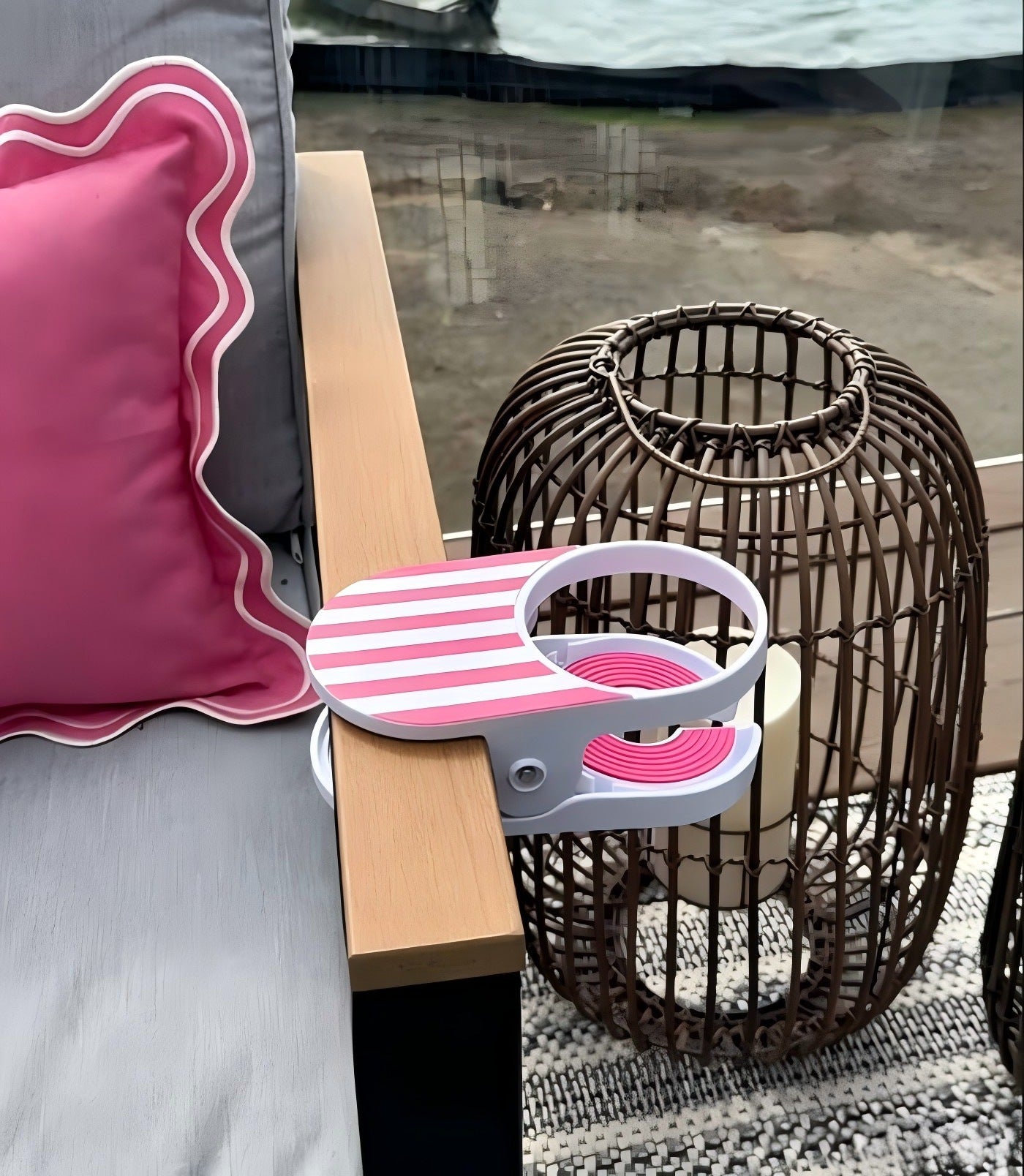 # Clip-On Drink Holder