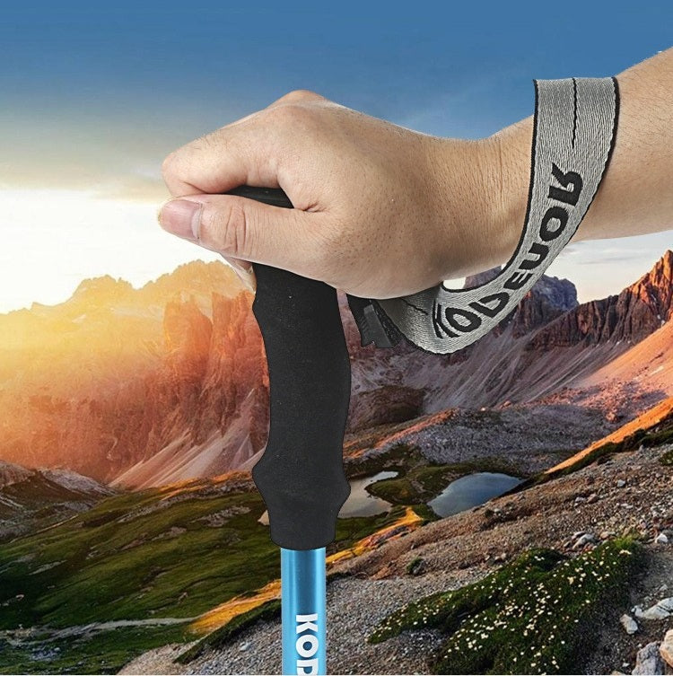 # Five-Section Folding Aluminum Alloy Hiking Poles