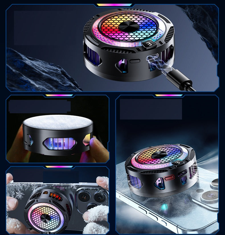 Magnetic Dual-Core Semiconductor Phone Cooler