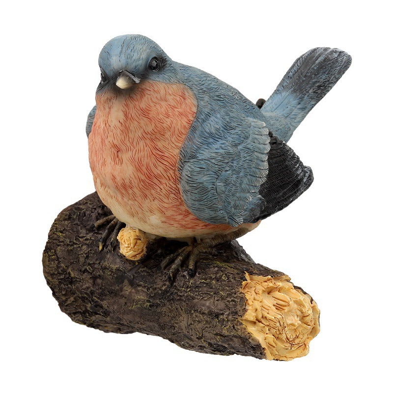 Simulated Bird Resin Garden Ornament