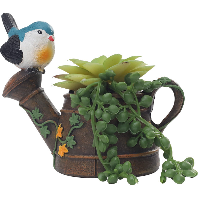 # Retro Country Style Artificial Succulent Bonsai