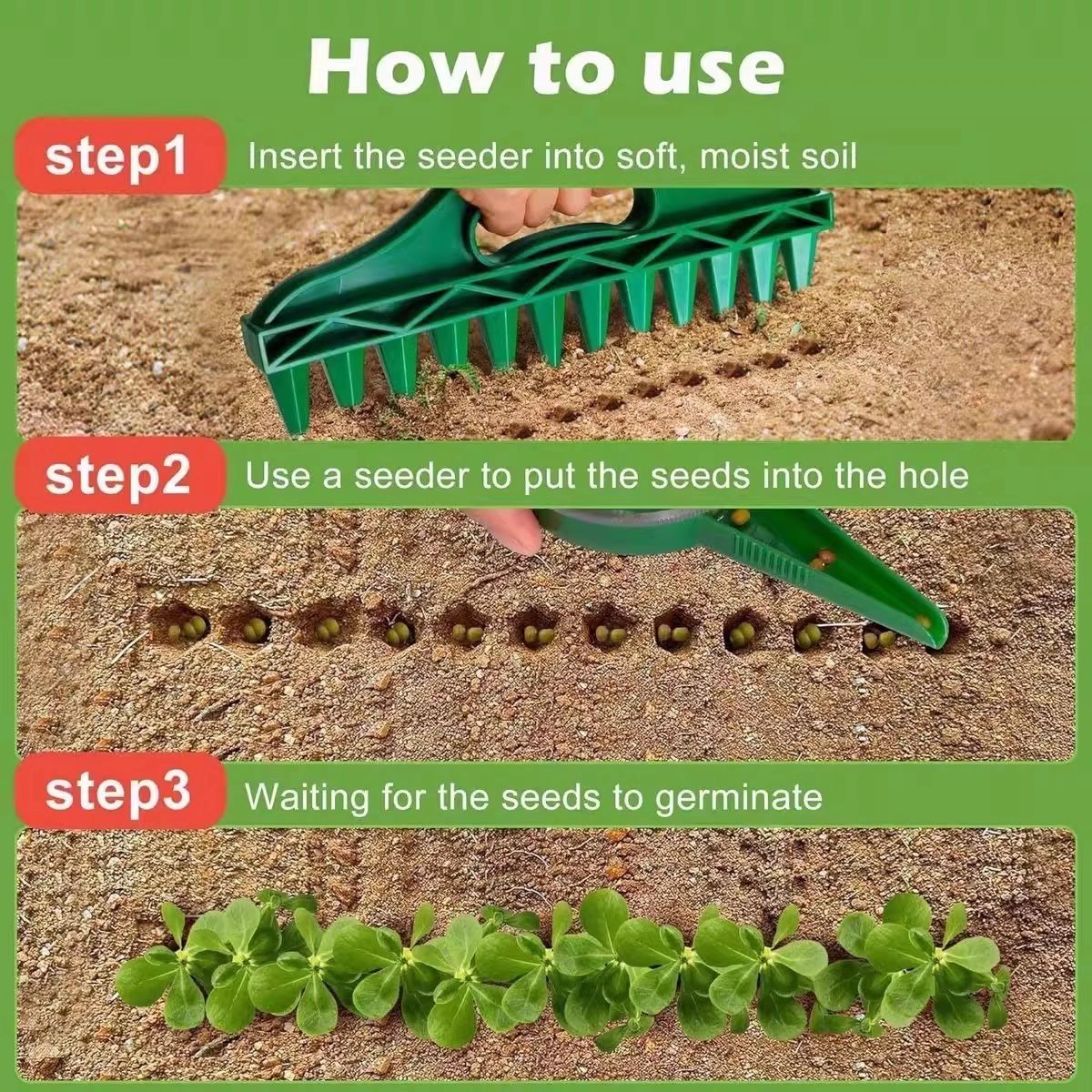 Seeding and Hole-Piercing Rake 5 pack