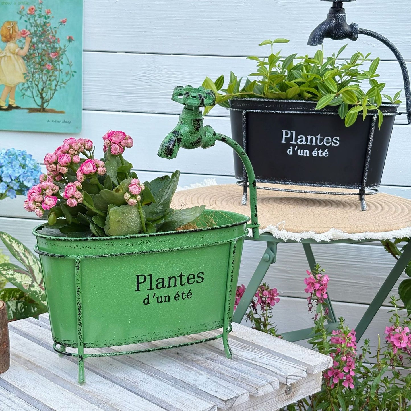 # Faucet-Shaped Gardening Pot