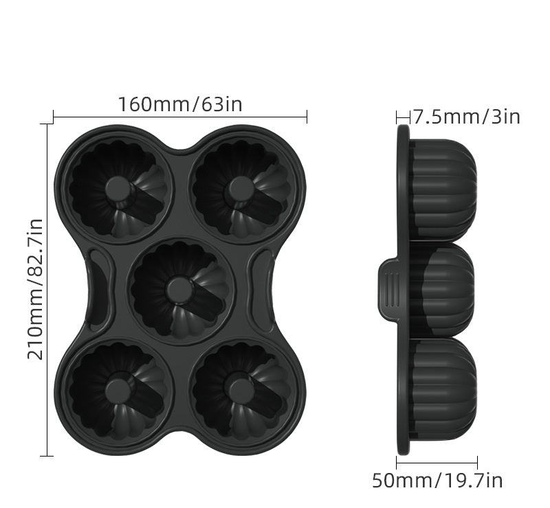 Food-Grade Silicone Donut Cake Mold
