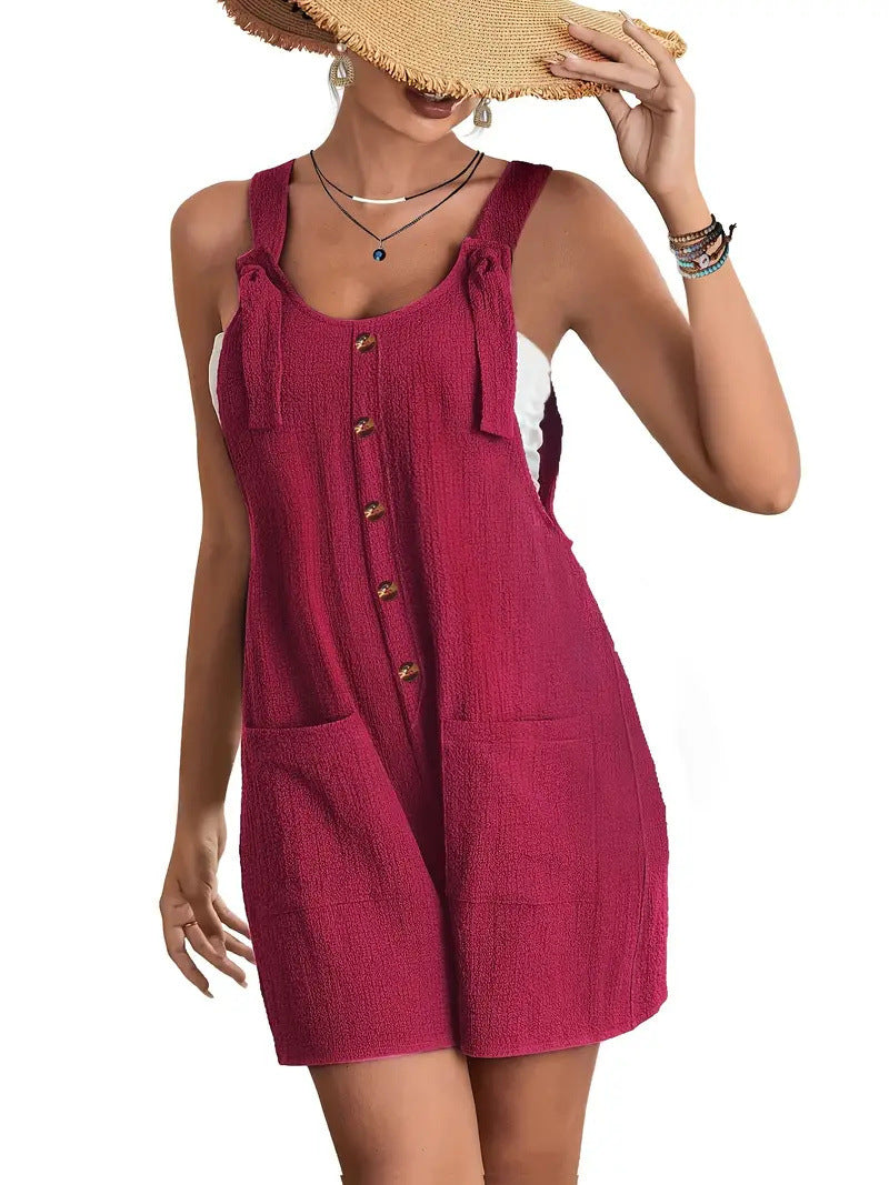 # Summer Women's Suspender Shorts Overall Jumpsuit