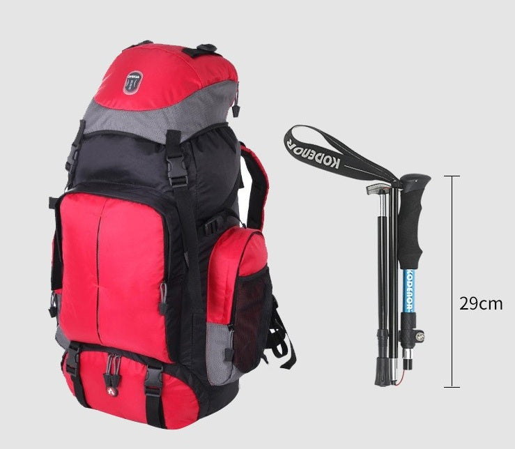 # Five-Section Folding Aluminum Alloy Hiking Poles
