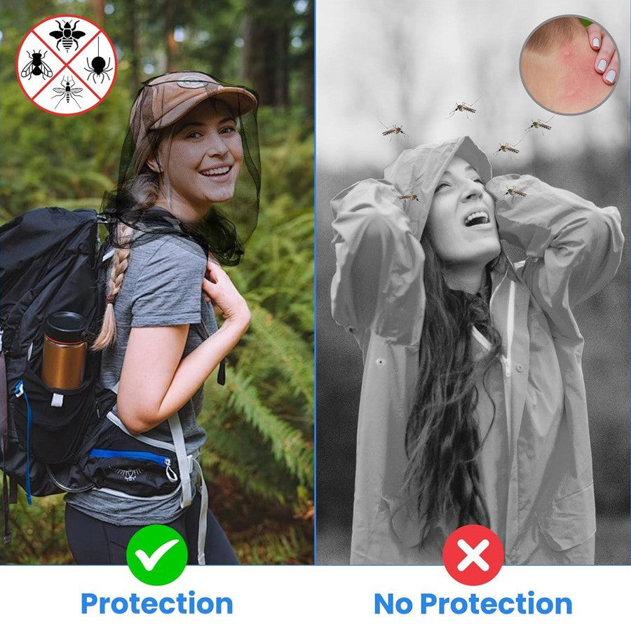 # Outdoor Mosquito and Insect Repellent Mesh Hat