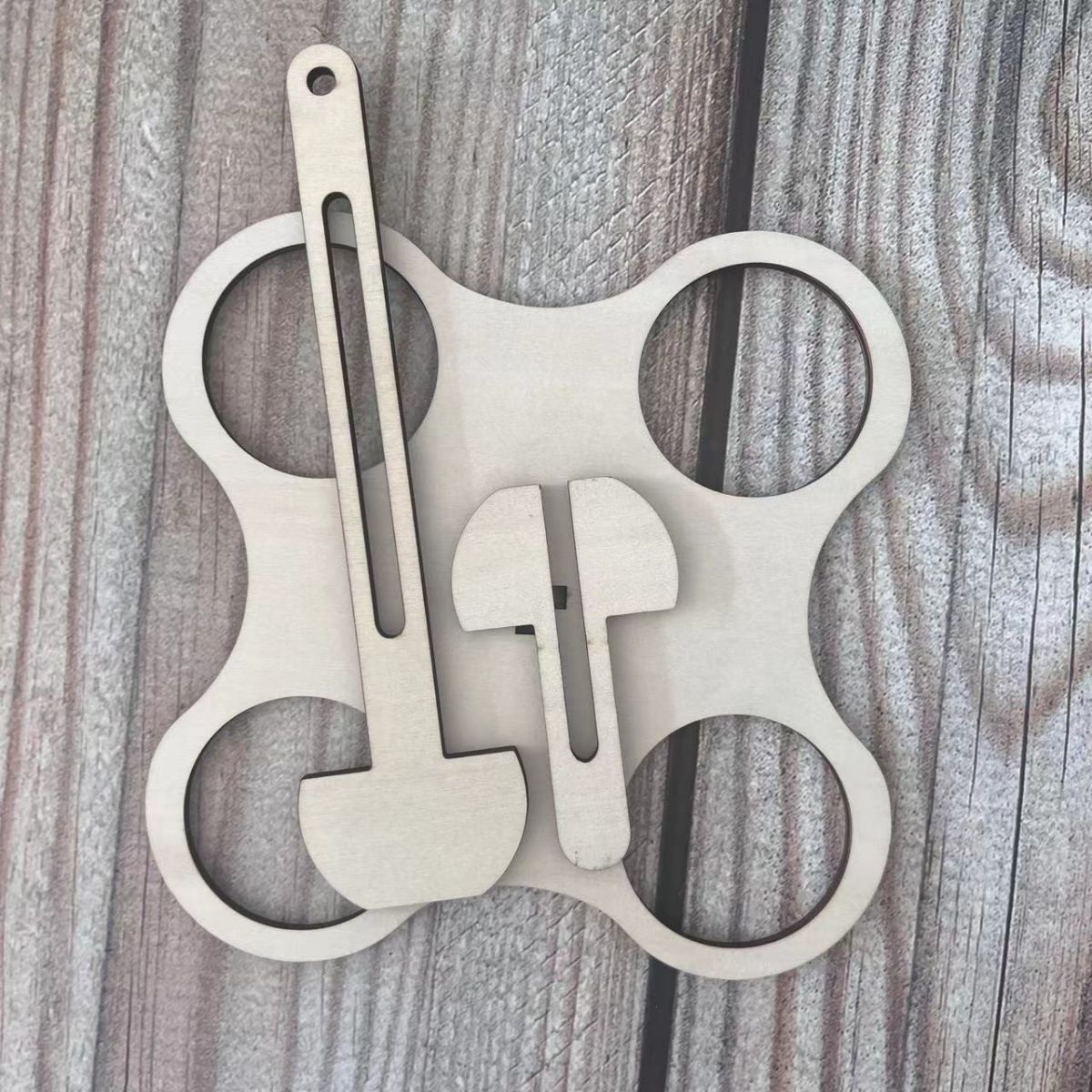 # Wooden Hanging Bird Feeder Tray