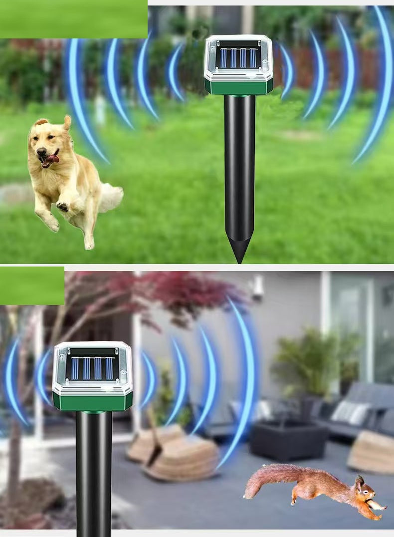 Solar-Powered Ultrasonic Multifunctional Repellent