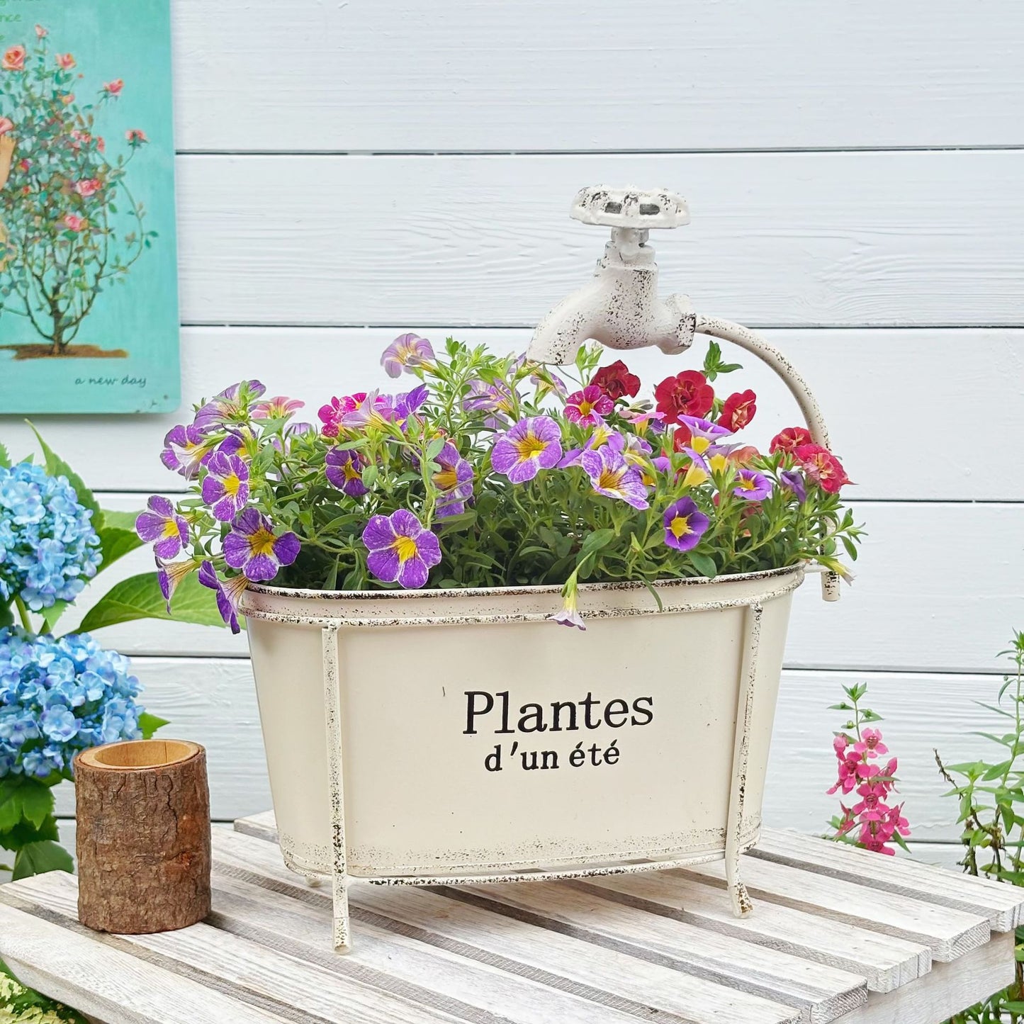 # Faucet-Shaped Gardening Pot