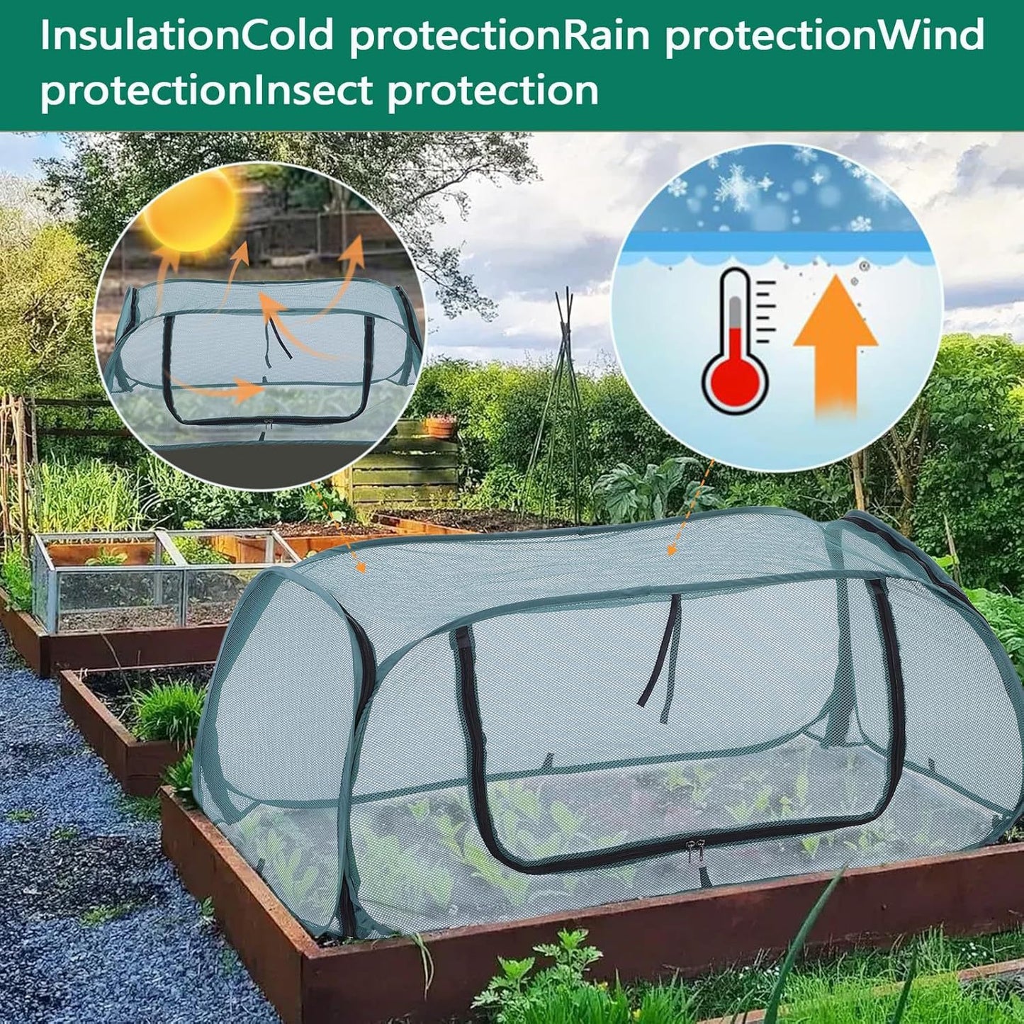 # Pop-up Plant Protective Cover