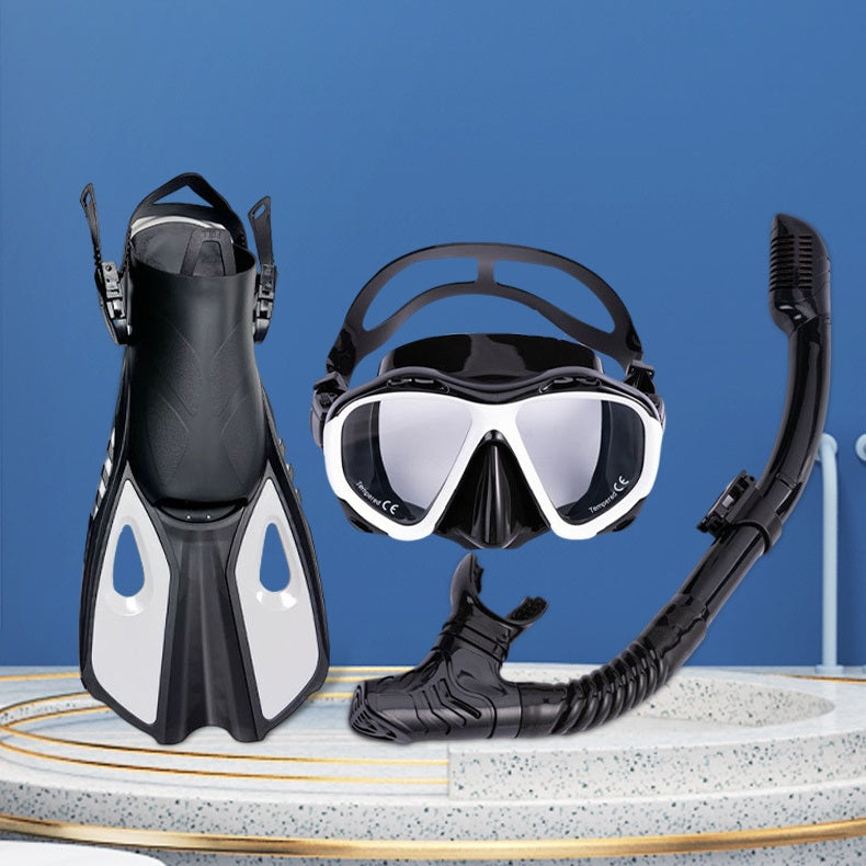 # Fully Dry Snorkeling Kit with Mask, Snorkel, and Fins