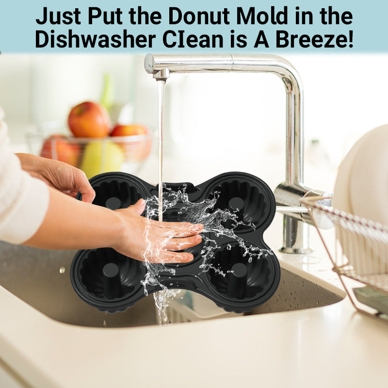 Food-Grade Silicone Donut Cake Mold