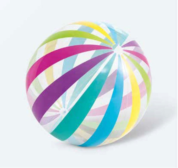 # Striped Inflatable Beach Ball
