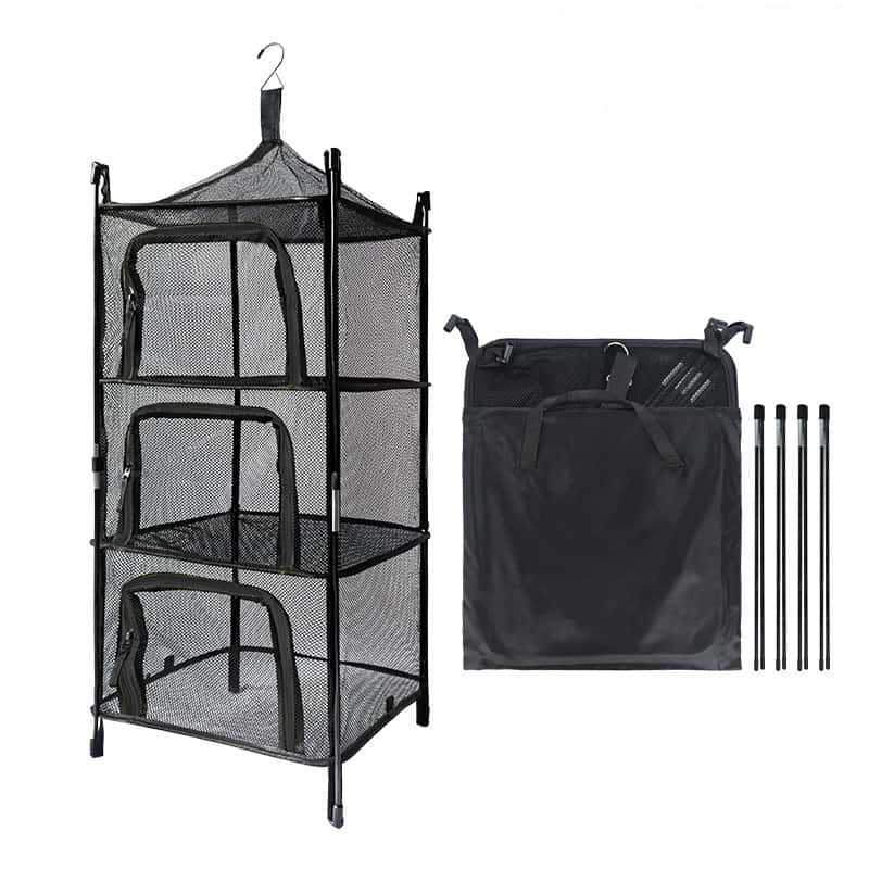 # Outdoor Four-Layer Folding Drying and Storage Basket