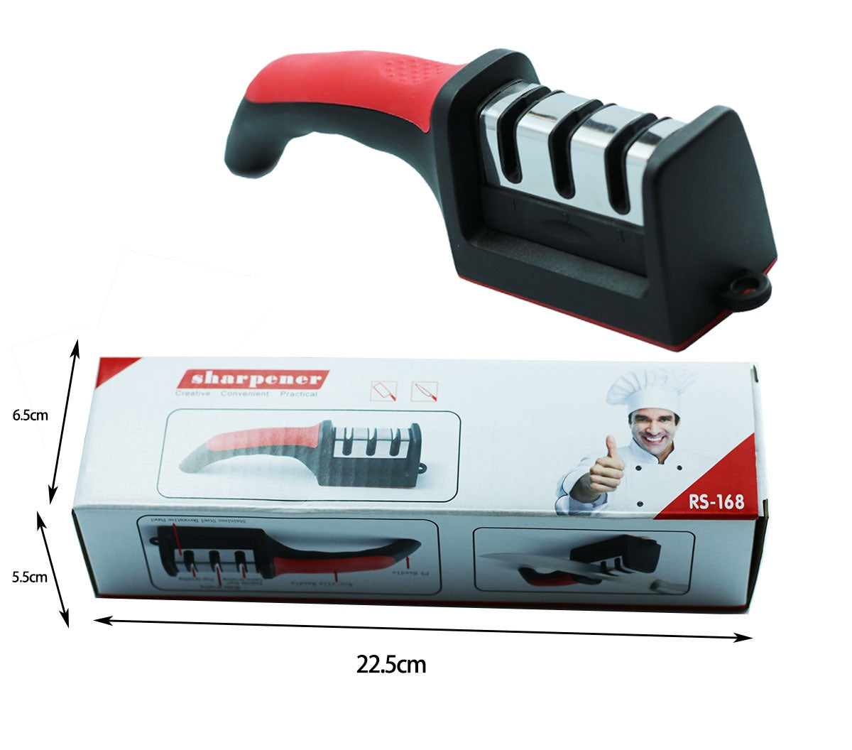 # Household Multifunctional Three-Stage Quick Knife Sharpener