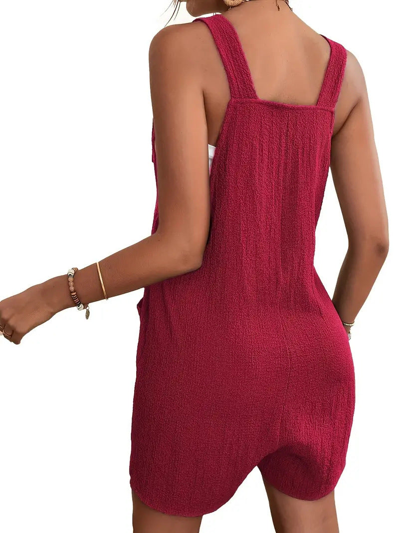 # Summer Women's Suspender Shorts Overall Jumpsuit
