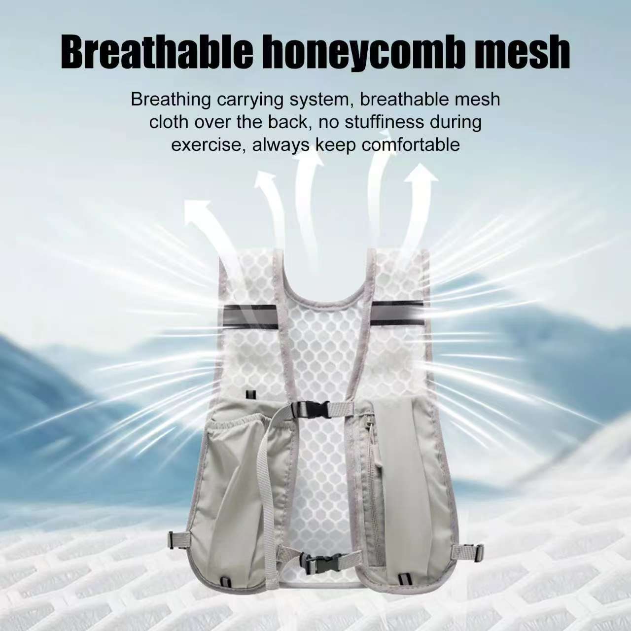 # Lightweight Outdoor Sports Vest Storage Backpack
