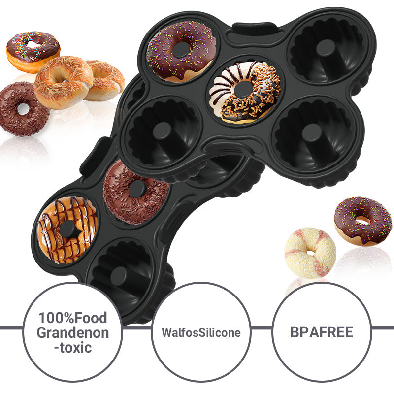 Food-Grade Silicone Donut Cake Mold