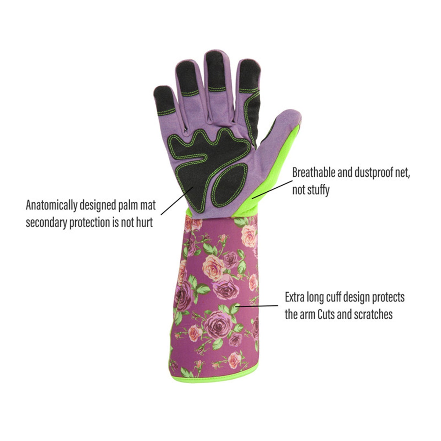 # Long-Sleeve, Puncture-Proof Gardening Gloves