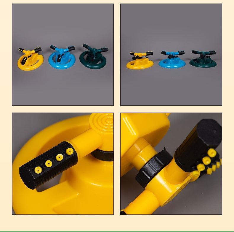 360° Automatic Rotating Three-pronged Garden Sprinkler