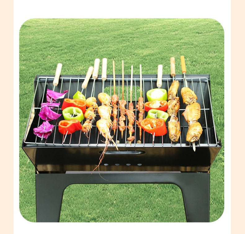 # X-Type Folding Outdoor BBQ Grill
