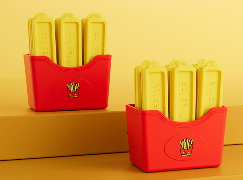 # French Fry-Shaped Silicone Ice Cube Mold