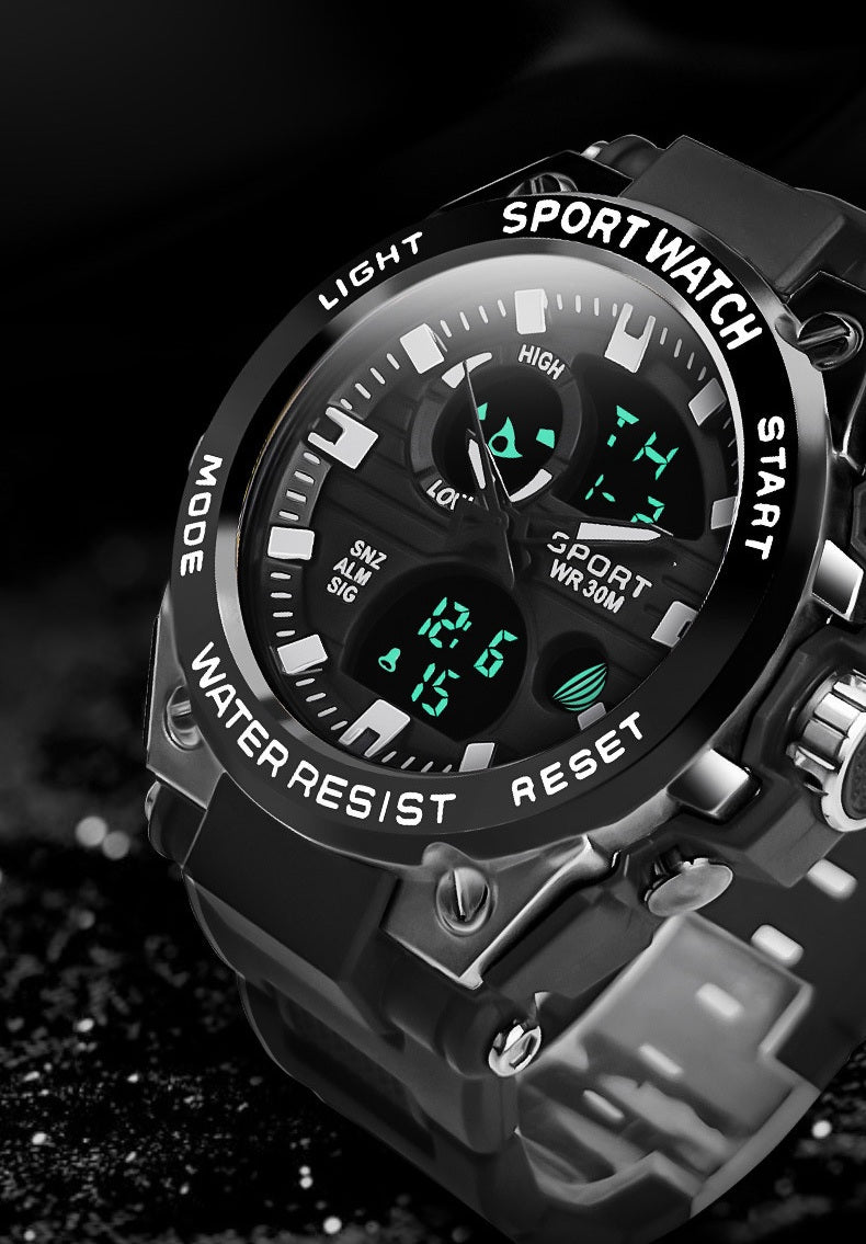 # Stylish Dual-Display Multifunctional Men's Sports Watch