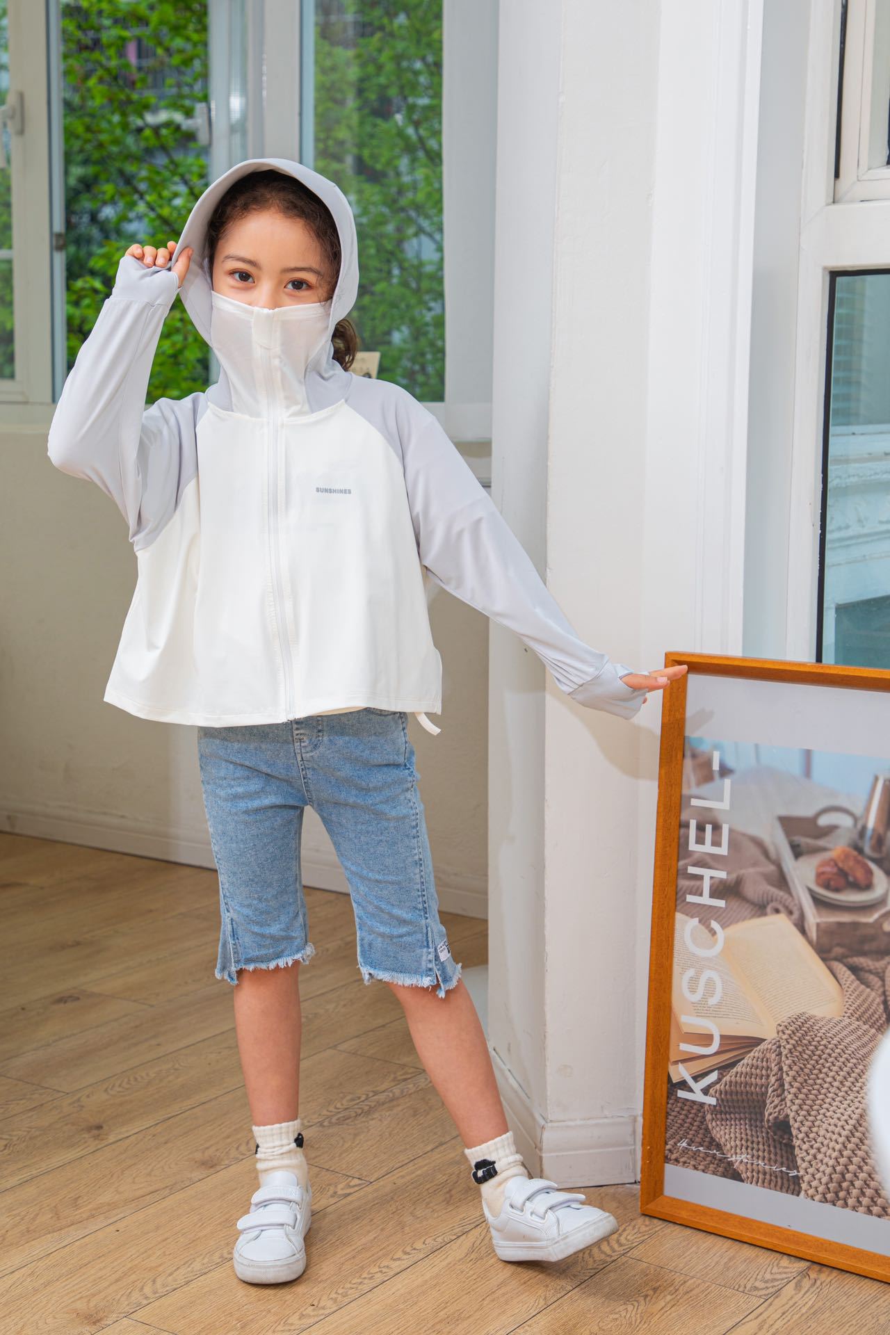 Children's Ice Silk Breathable Sun Protection Clothing