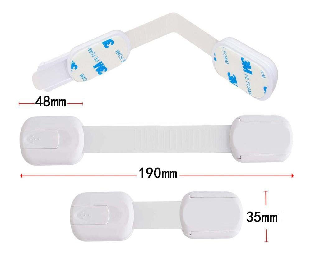 # Child Safety No-Drill Cabinet Locks