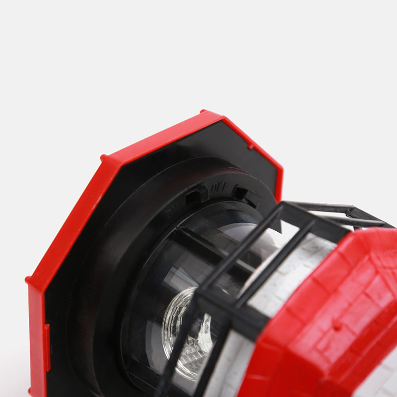 Resin Solar Rotating Lighthouse Garden Light