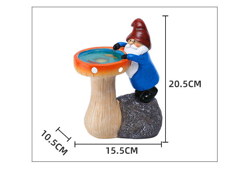 # Solar-Powered Dwarf Garden Decorative Ornament
