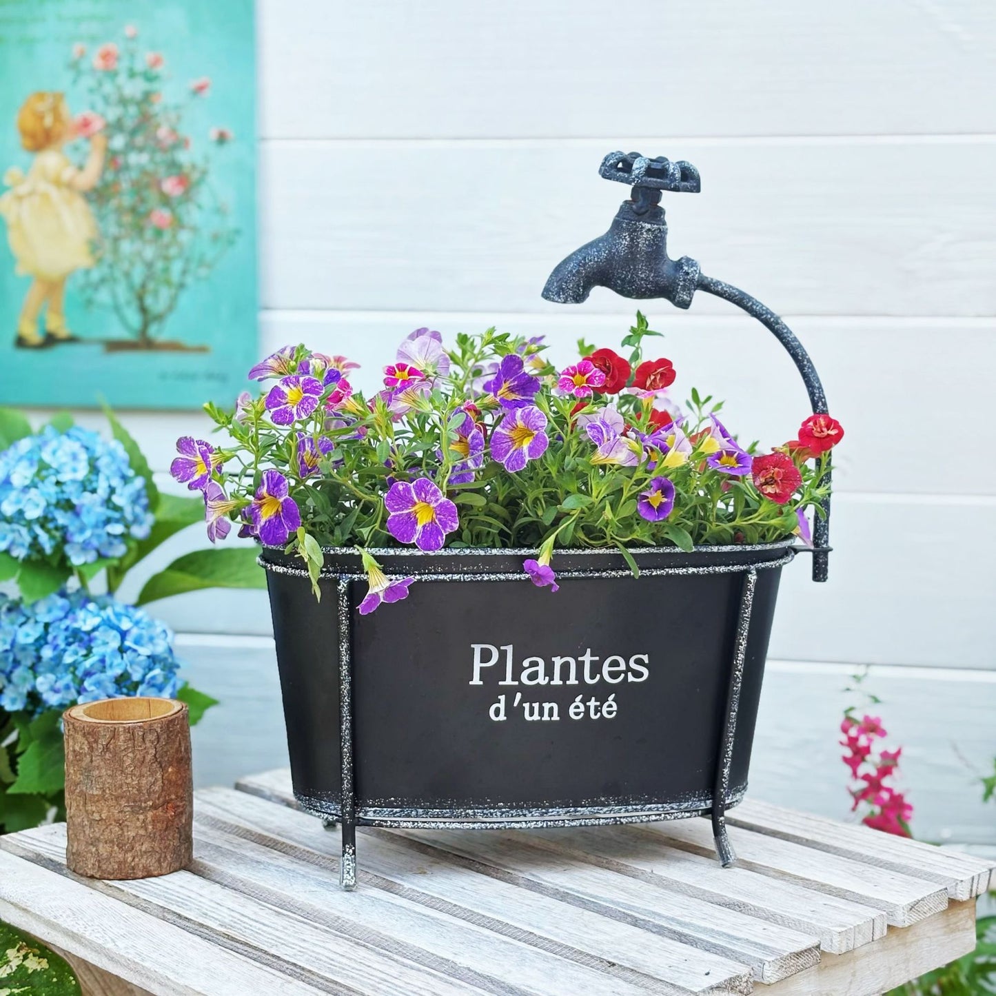 # Faucet-Shaped Gardening Pot