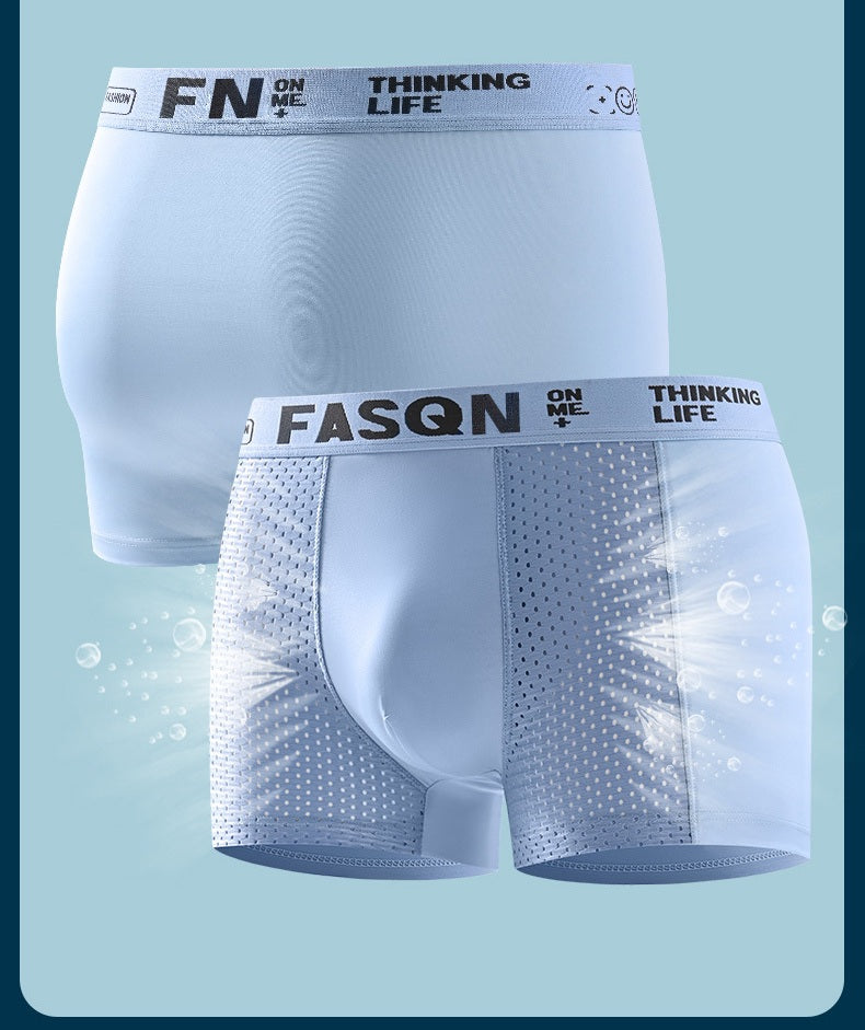 # Ice Silk Mesh Mid-Rise Men's Boxer Briefs