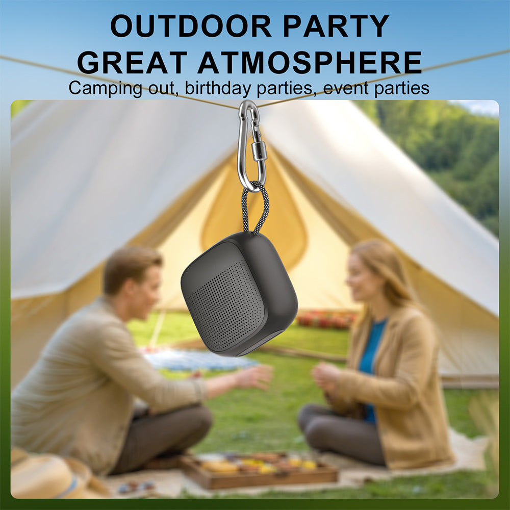 Portable Bluetooth Speaker with High-Fidelity Bass and Lyrics Display