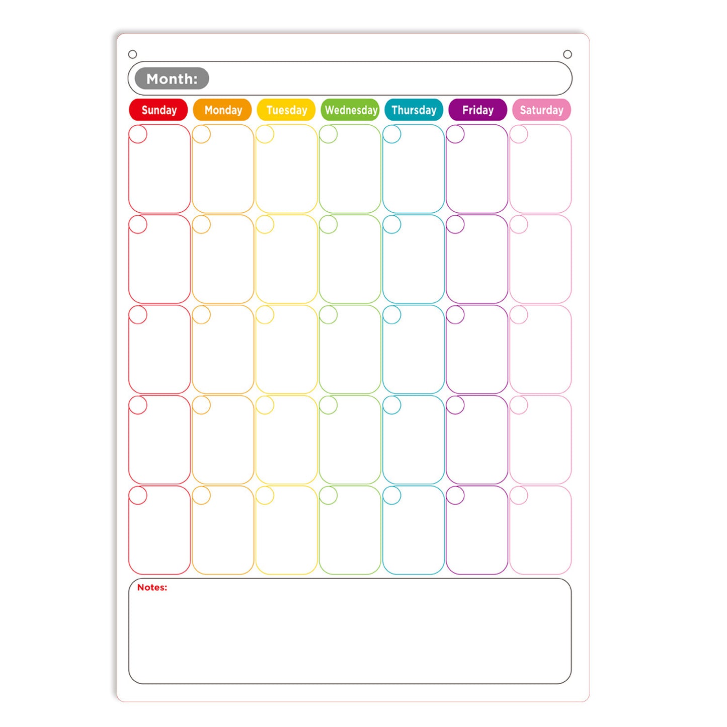 # Magnetic Erasable Calendar/Planner Set for Refrigerator