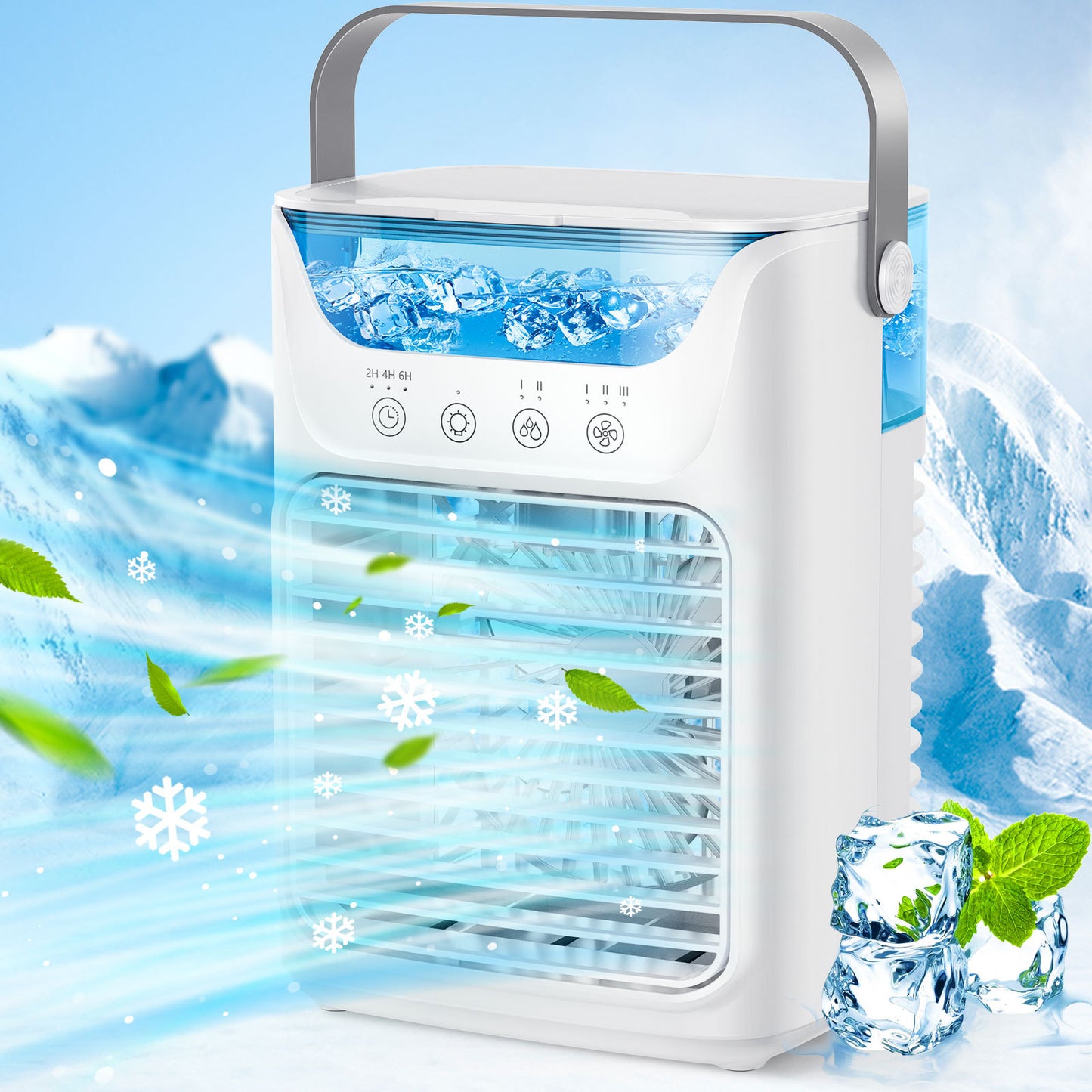 # Mini Desktop Air Cooler with Humidifier