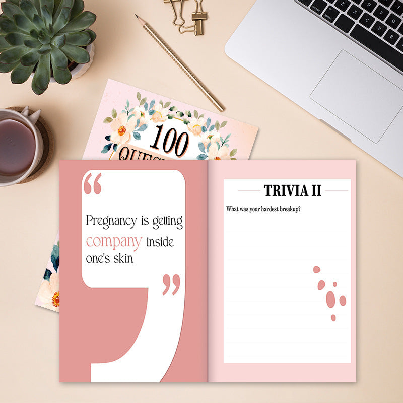 # 100 Questions Notebook for Mom