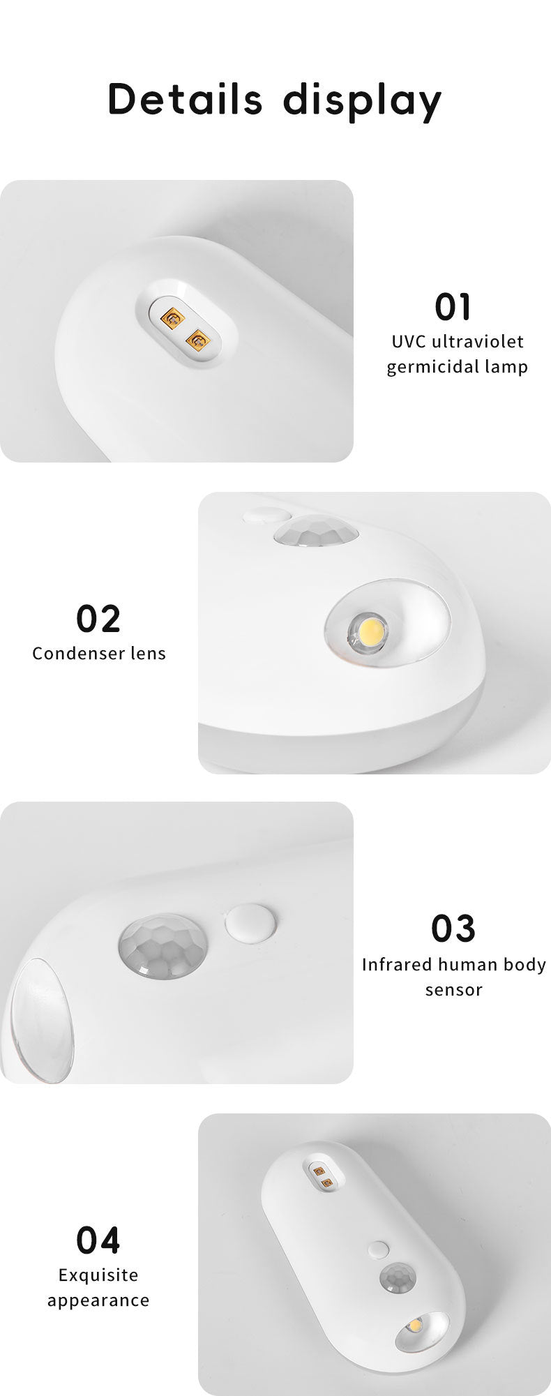 # Human Body Induction Sterilizing Toilet Light