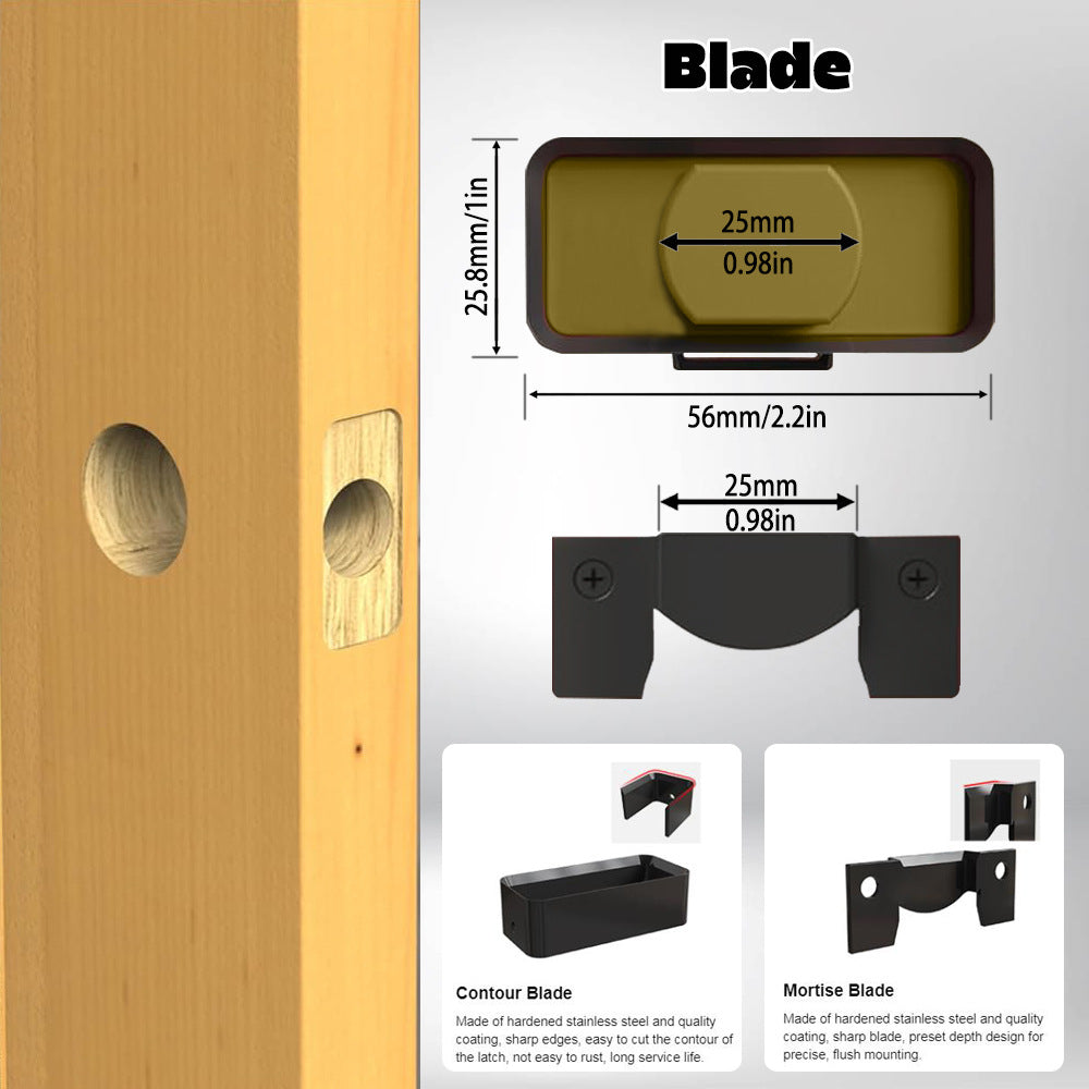 Door Latch Mortise Tool Kit