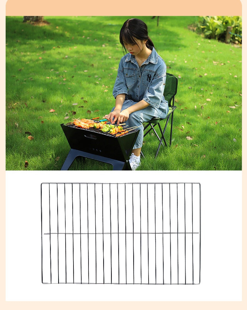 # X-Type Folding Outdoor BBQ Grill