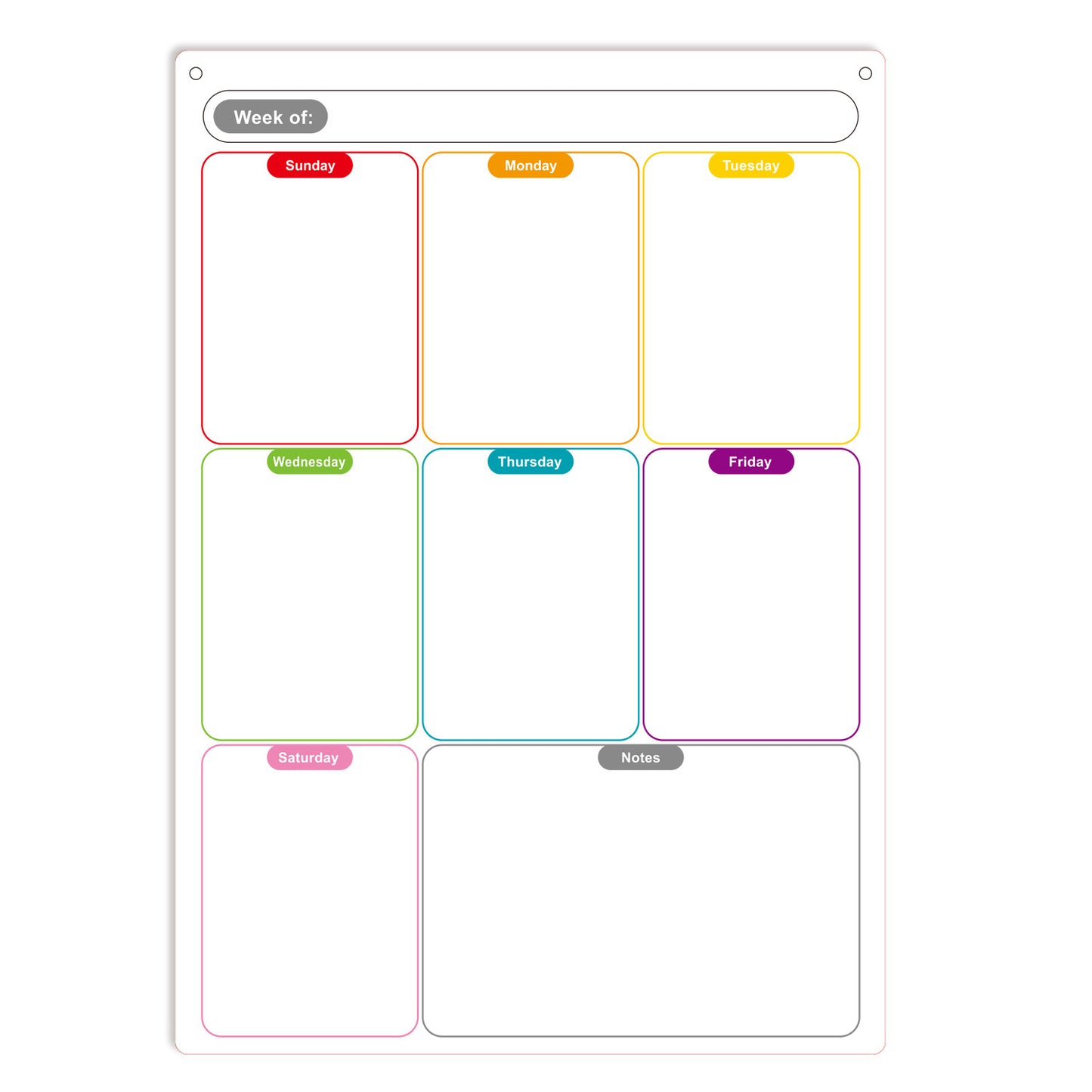 # Magnetic Erasable Calendar/Planner Set for Refrigerator