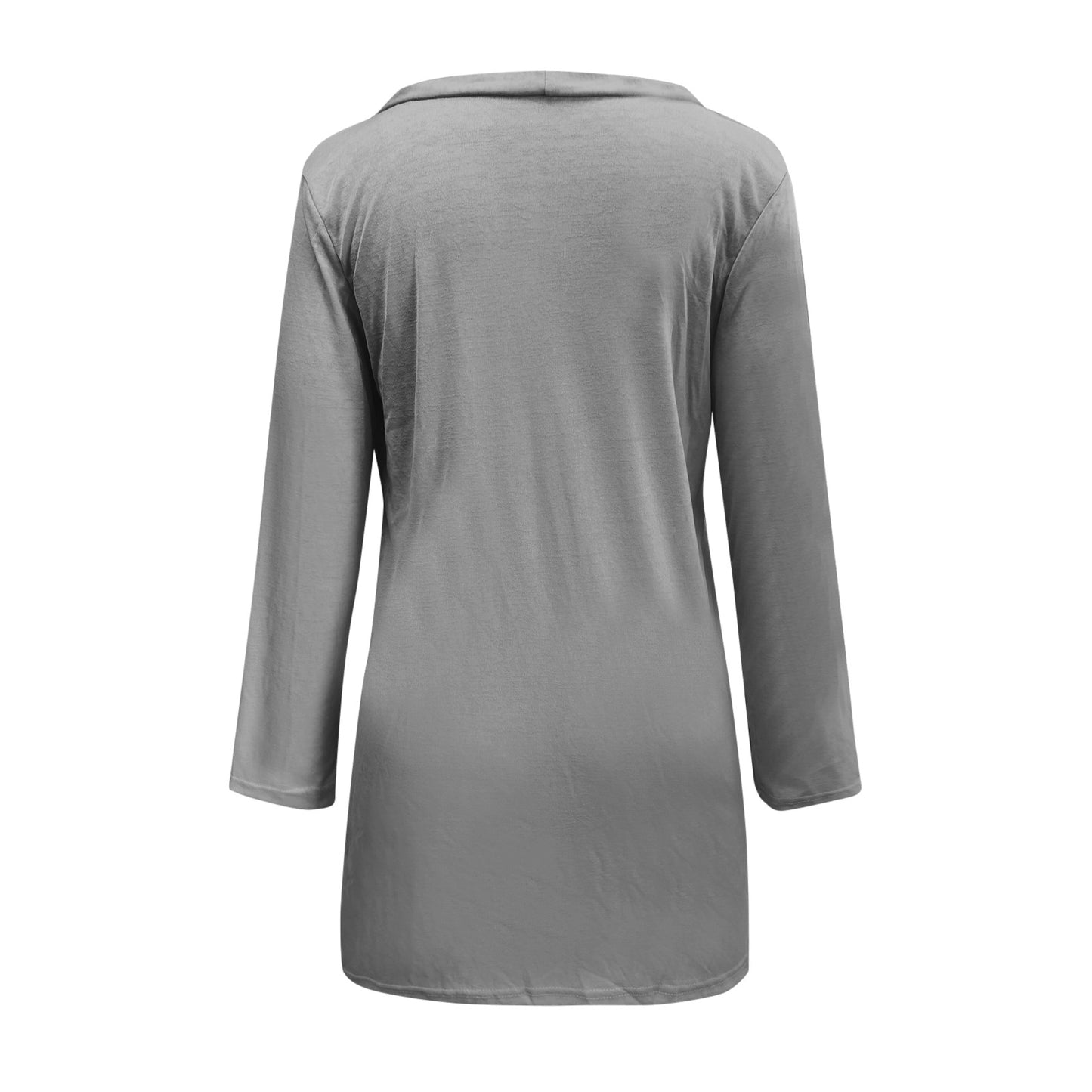 # Women's Solid Color Long-Sleeved Cardigan/Outerwear