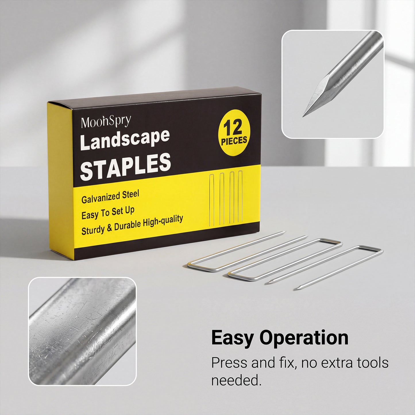 # Outdoor Multi-Purpose Galvanized Steel Landscape Pegs