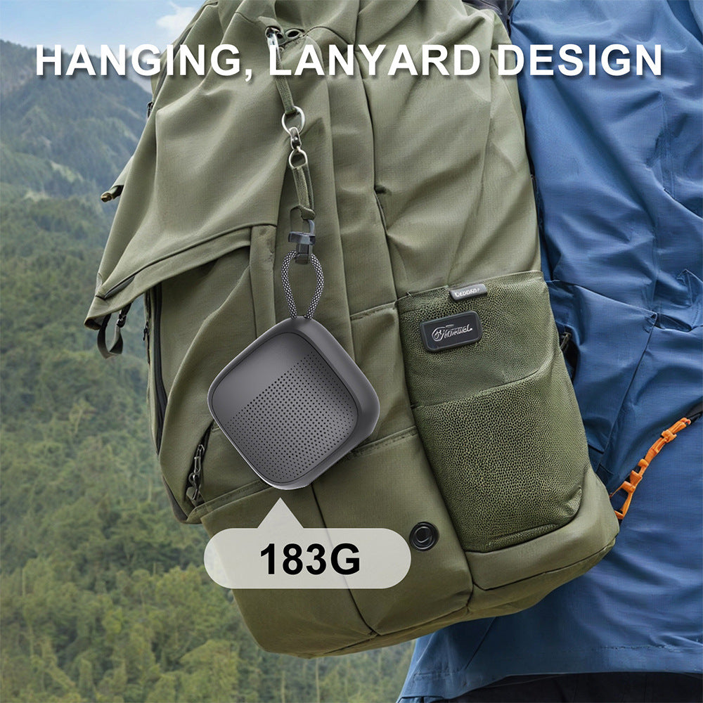 Portable Bluetooth Speaker with High-Fidelity Bass and Lyrics Display